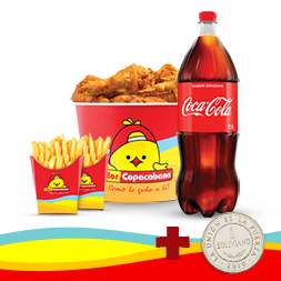 Combo Balde Copacabana 8 Presas Más 1 Presa