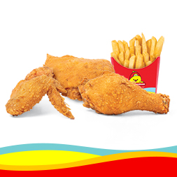 Trío con Papa o Arroz